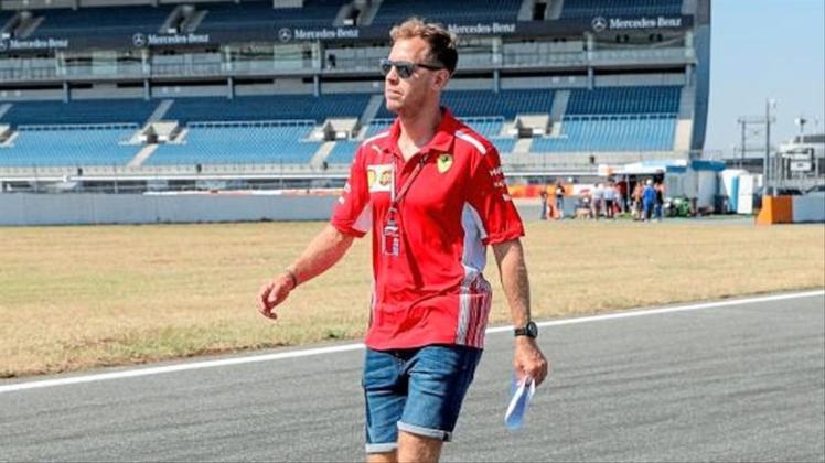 Sucht in diesem Jahr noch die Ideallinie: Ferrari-Pilot Sebastian Vettel. 