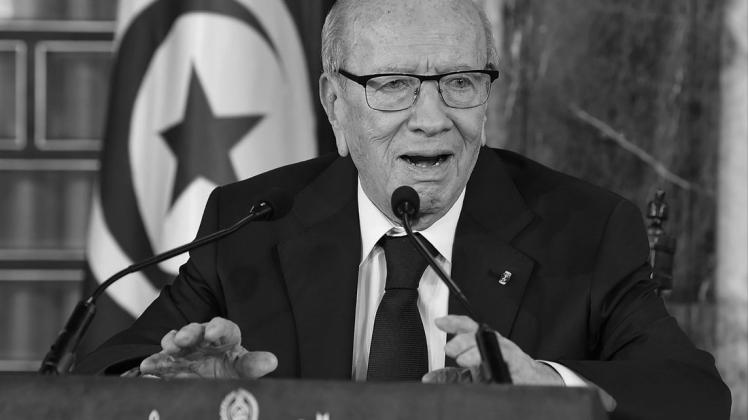 Tunesiens Präsident Beji Caid Essebsi  ist gestorben. Foto: afp/Fethi Belaid