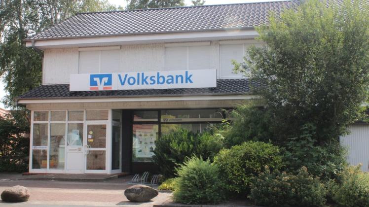 Ende August wird die Servicestelle der Volksbank in Bockhorst geschlossen. Foto: Lisa Grefer