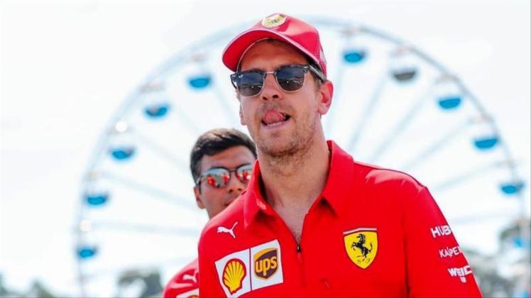 Dehmütig in Hockenheim: Ferrari-Pilot Sebastian Vettel. 