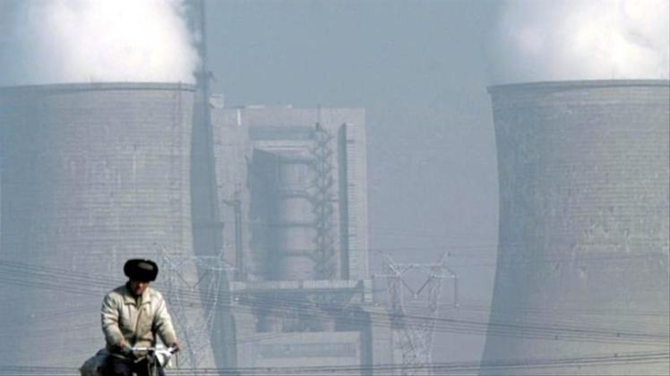 Kohlekraftwerk im nordchinesischen Shuozhou. 