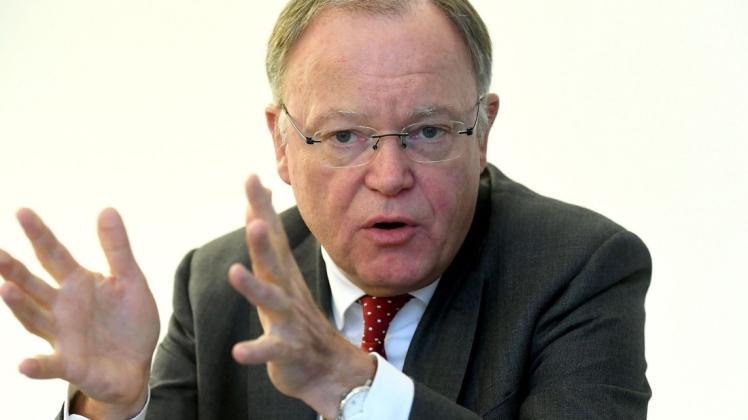 Niedersachsens Ministerpräsident Stephan Weil will einem Medienbericht zufolge nicht für den SPD-Vorsitz kandidieren. Foto: dpa