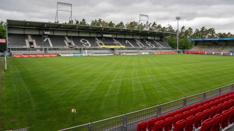 Das Hardtwaldstadion des Fußball-Zweitligisten SV Sandhausen. Foto: imago images / foto2press