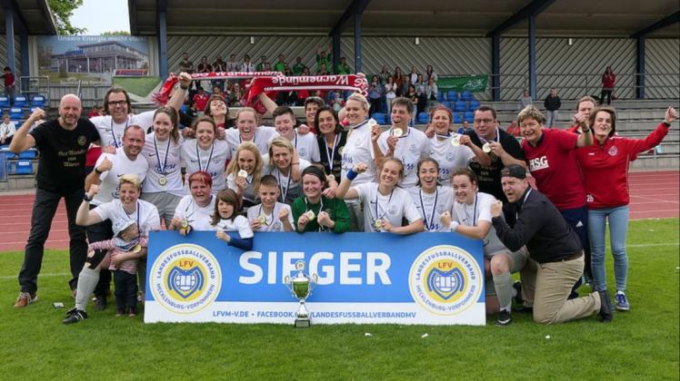Erst der Gewinn des Landespokals  ermöglichte den Warnemünder Fußballfrauendas große Spiel im DFB-Pokal.
