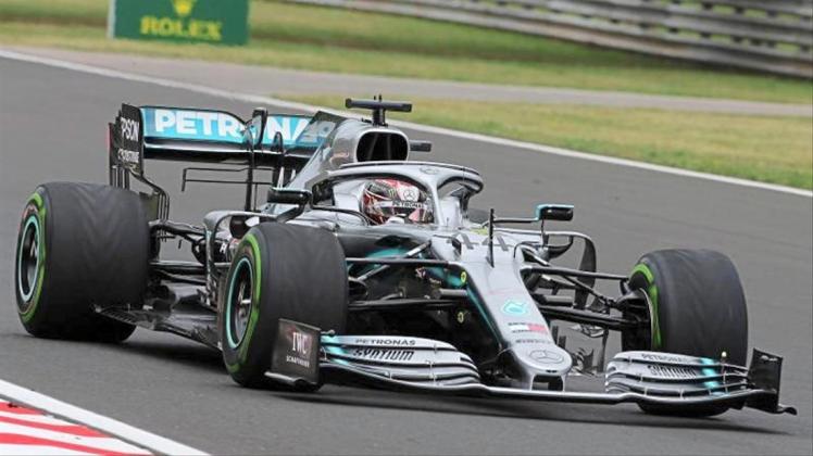 Lewis Hamilton furh beim letzten Training vor dem Qualifying in Ungarn Streckenrekord. 