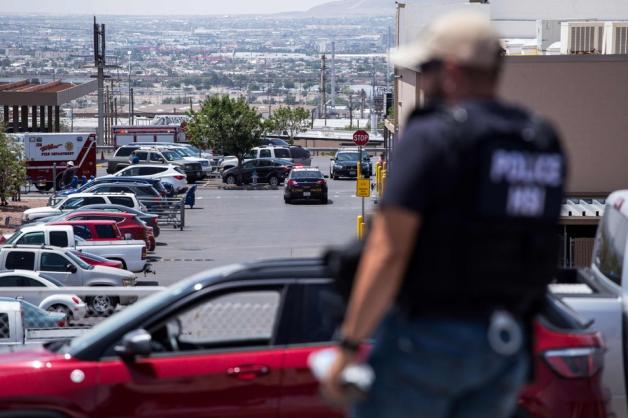 In der Cielo Vista Mall in El Paso nahe der US-Grenze zu Mexiko hat es eine Schießerei mit mehreren Toten gegeben. Foto: AFP/Joel Angel Juarez
