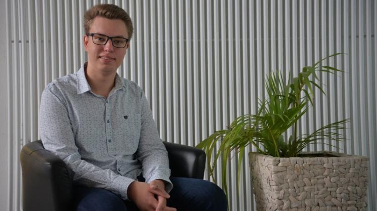 Der 19-jährige Joshua Schomakers aus Wietmarschen möchte für das Amt des SPD-Bundesvorsitzenden kandidieren. Foto: Wilfried Roggendorf