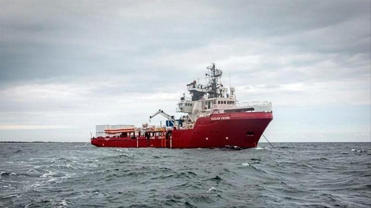 Das norwegische Schiff „Ocean Viking“ soll im Auftrag der französischen Hilfsorganisation SOS Méditerranée Flüchtlinge vor der libyschen Küste suchen. 