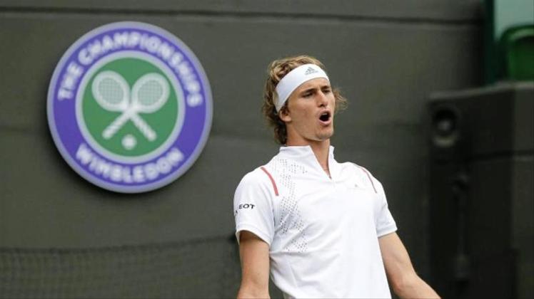 Will nach seinem Erstrunden-Desaster in Wimbledon einmal komplett abtauchen: Alexander Zverev. Foto: Tim Ireland/AP