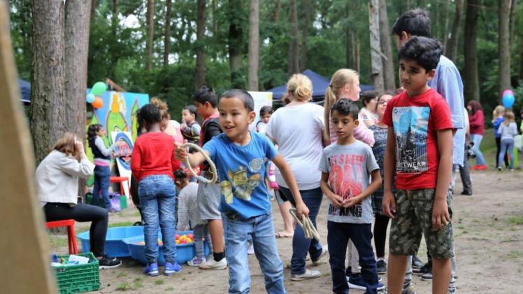 Die Abenteuerspielplatz in Goosmanns Tannen wird vom Awo-Kreisverband getragen (hier ein Bild vom Sommerfest). Foto: Peter Löning
