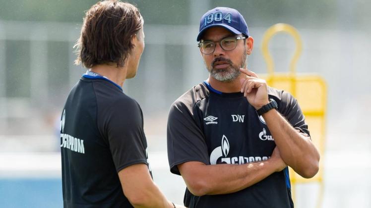 David Wagner (rechts) ist neuer Schalke-Trainer. Foto: www.imago-images.de/Alex Gottschalk/DeFodi.eu