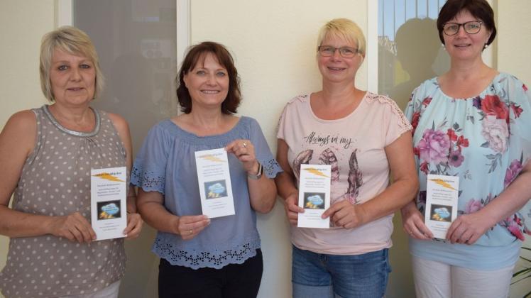 Treffen sich mit anderen Betroffenen einmal im Monat:Martina Brüggemann (von links), Martina Ahlers, Monika Solarek und Irena Antons. 