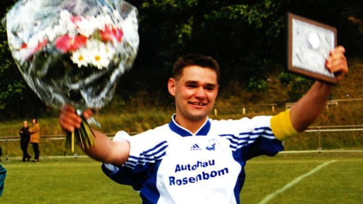 Vor 20 Jahren gewann SV Neubörger die Meisterschaft in der Leistungsklasse. Mannschaftsführer Michael Wübben (im Bild) übernahm 2015 für drei Jahre den Vorsitz im Verein. Foto: Döbber