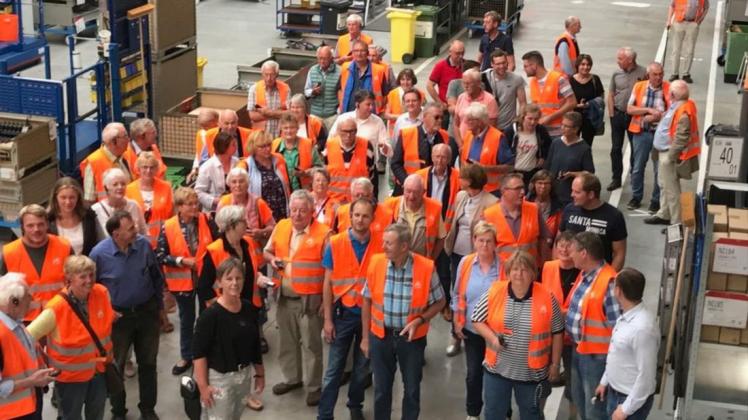 Die Bramscher CDU erkundete das Amazone-Werk in Schleptrup. Foto: Märkl