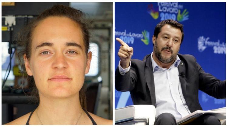 Carola Rackete wurde von Italiens Innenminister Matteo Salvini mehrfach beleidigt. Foto: dpa/Till M. Egen/Sea-Watch.org/LaPresse/Mourad Balti Touati