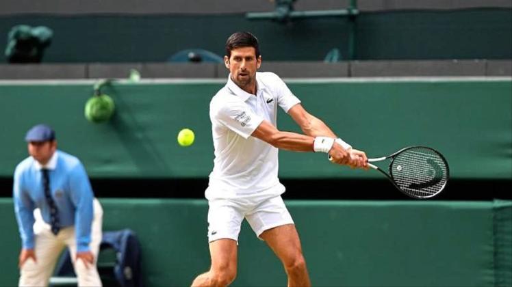 Steht in Wimbledon im Achtelfinale: Novak Djokovic. 