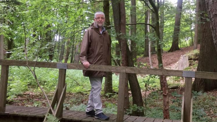 Hartmut Bodenstein wirbt für einen verantwortungsvollen Umgang auf Wanderwegen. Foto: Timo Radke