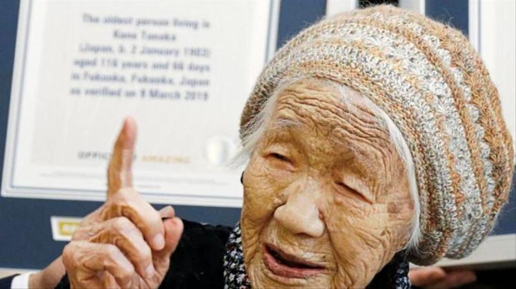 Die 116-jährige Japanerin Kane Tanaka trägt derzeit den Titel als ältester Mensch der Welt. 