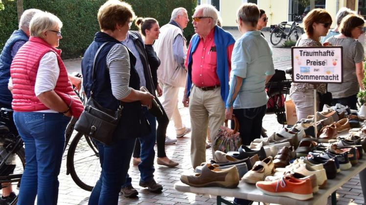 Auch 2019 soll der Sommerabend in Ganderkesee wieder gut besucht sein. Ganter-Markt hofft auf einen vole Ortskern. Foto: Thorsten Konkel