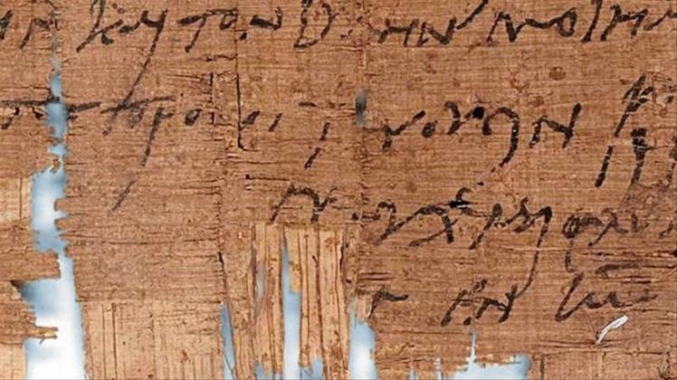 Der Brief stammt aus dem frühen 3. Jahrhundert stammt aus Ägypten. 