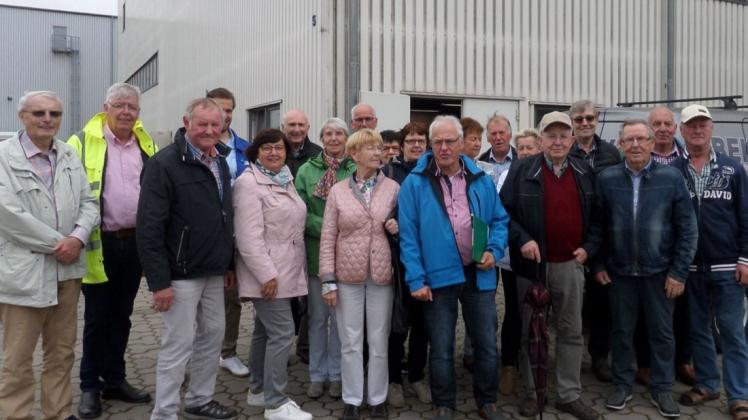Die Senioren Union Haren besuchte den Standort von Agrowea in Emlichheim. 