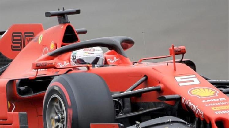 Sebastian Vettel startet vom sechsten Platz aus. 