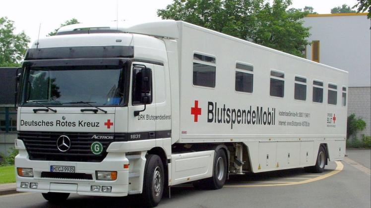 Das DRK-Blutspendemobil kommt nach Bohmte (18. Juli) und zum Kronensee Schwagstorf  (26. Juli). Foto: DRK