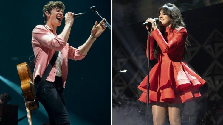 Einer Umfrage zufolge haben Shawn Mendes (links) und Camila Cabello den Sommerhit 2019 abgeliefert. Fotos: imago images/Stuart Westwood/Tony King, Collage: NOZ