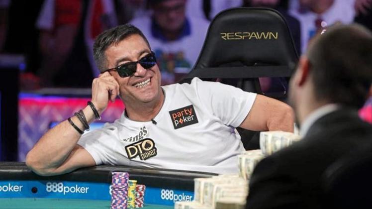 Pokerface: Hossein Ensan gewann ein Preisgeld von 10 Millionen Dollar. 