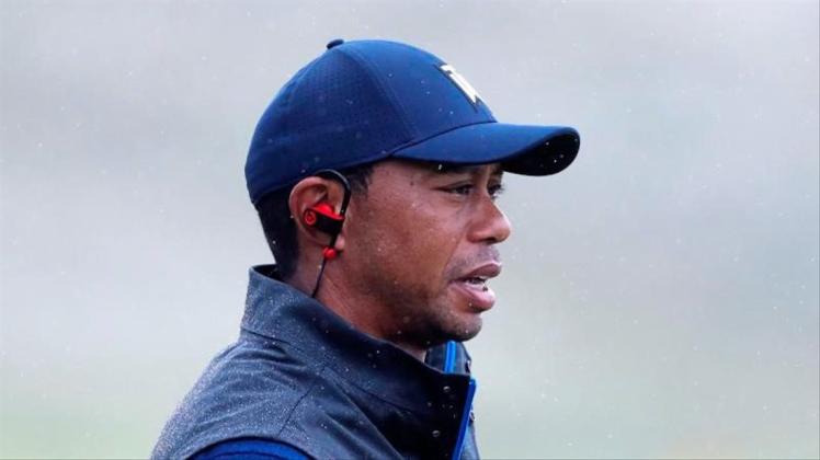 Einer der Siegesanwärter bei den 148. British Open: Golf-Superstar Tiger Woods. 