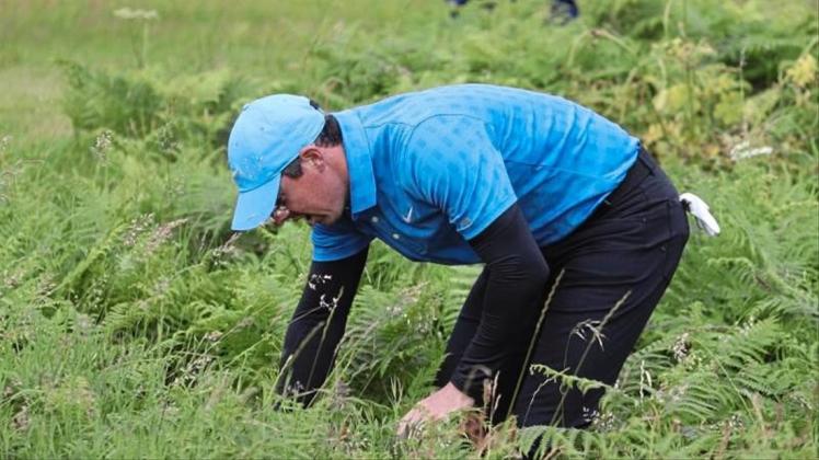 Musste am ersten Tag der British Open viel zu oft seinen Ball suchen: Nordirlands Golfstar Rory McIlroy. 