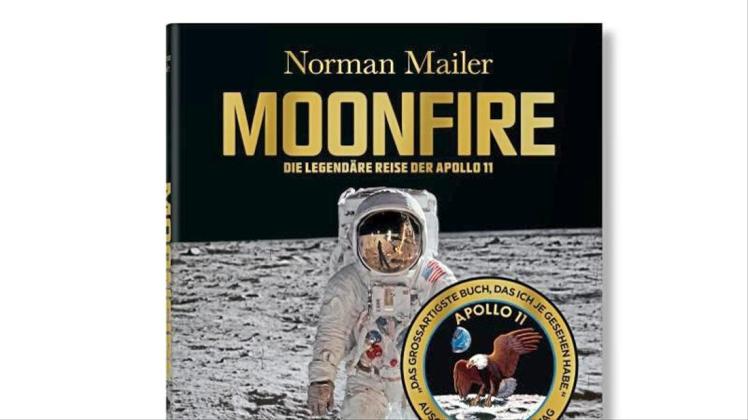 „Moonfire“ von Norman Mailer mit unveröffentlichten Fotos der Mondlandung. 