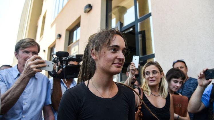 Sea-Watch-Kapitänin Carola Rackete hat Italien verlassen. Foto: afp/Andreas Solaro