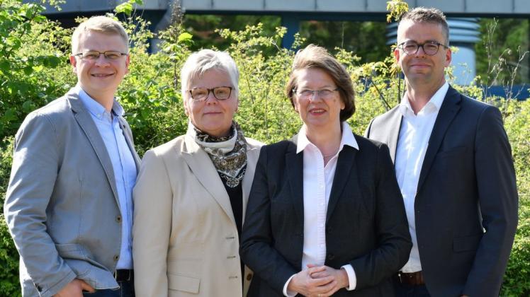 Die Leitung des Studienseminars Meppen bilden (von links) Christian Zindler, Anne Mecke, Irmgard Pöling und Jan Hilbers. 