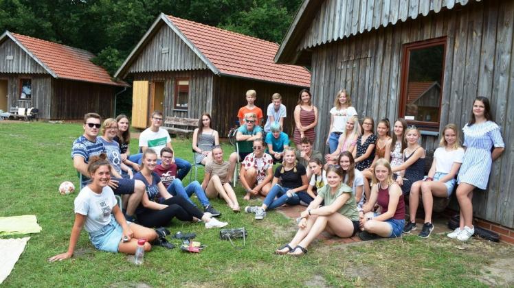 Gemeinsam abhängen am Kuhlhoff gehört für die estnischen und deutschen Jugendlichen selbstverständlich mit zur freundschaftlichen Partnerschaft. 