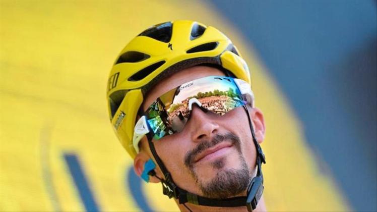 Fewann auch das Zeitfahren: Julian Alaphilippe. 