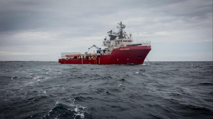 Das norwegische Schiff "Ocean Viking" soll im Auftrag der französischen Hilfsorganisation "SOS Mediterranee" Flüchtlinge vor der libyschen Küste suchen. Foto: dpa/SOS Mediterranee/Anthony Jean