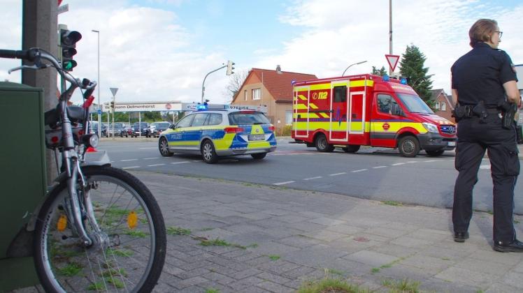 Ein Radfahrer ist in Delmenhorst von einem Auto angefahren worden. Foto: Günther Richter
