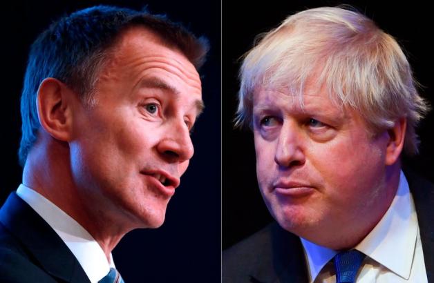 Außenminister Jeremy Hunt (links) liegt in Umfragen weit hinter Tory-Politiker Boris Johnson. Fotos: AFP/Odd ANDERSEN/Paul ELLIS Außenminister Jeremy Hunt (links) liegt in Umfragen weit hinter Tory-Politiker Boris Johnson. Fotos: AFP/Odd ANDERSEN/Paul ELLIS
