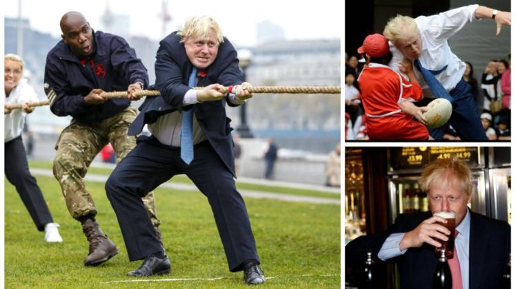 Boris Johnson ist neuer Premierminister Großbritanniens. Bekannt geworden ist er auch durch seine Skandale. Fotos: imago images (3)/Andrew Parsons/ZUMA Press/Henry Nicholls