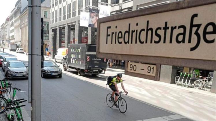 Zu den betroffenen Straßen zählen vor allem Abschnitte in der Innenstadt, darunter auch die Friedrichstraße. 