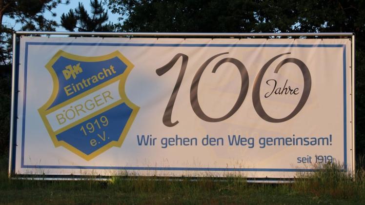 Vor ihrem Höhepunkt stehen die Feierlichkeiten zum 100-jährigen Jubiläum des SV DJK Eintracht Börger. Foto: Christian Belling