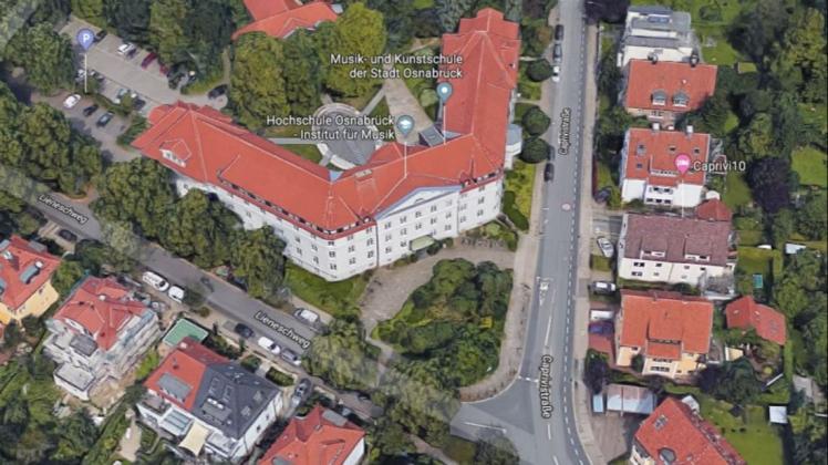 Am Lieneschweg starten in der kommenden Woche Bauarbeiten, die eine Sperrung zur Folge haben. Screenshot: Google Maps