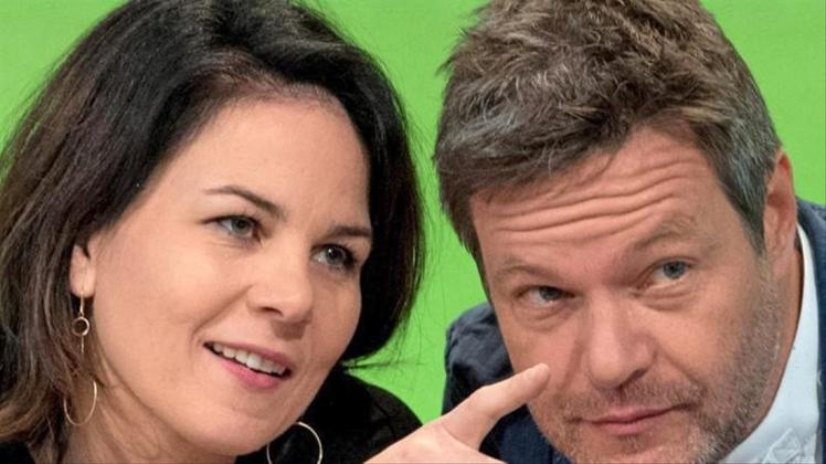 Erfolgsduo: Annalena Baerbock und Robert Habeck, die Bundesvorsitzenden von Bündnis 90/Die Grünen. 
