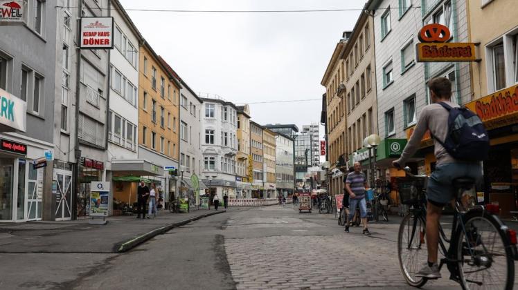 Es kommt kein Einkaufszentrum, das Kunden in die Johannisstraße ziehen könnte. Foto: Michael Gründel