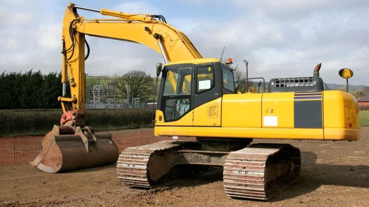 Mit einem auf einer Baustelle entwendeten Kettenbagger fuhren die Bissendorfer herum. Symbolfoto: Colourbox.de
