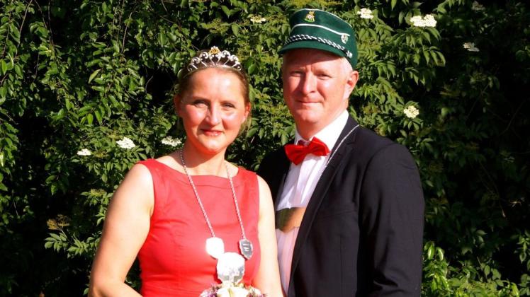 Das neue Königspaar des VSB Lingen: Eva und Dirk Habing. 