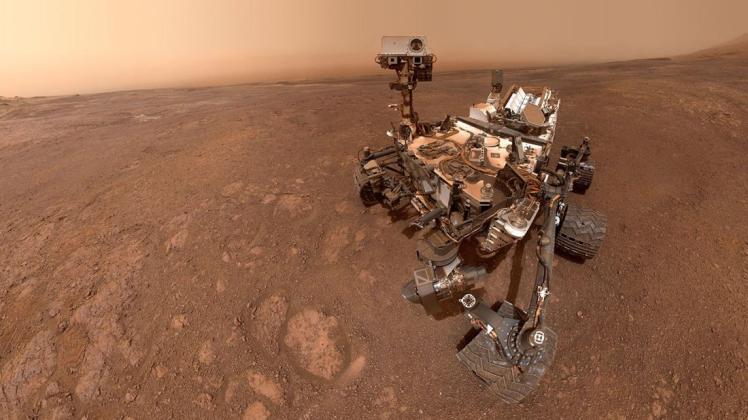 Der Mars-Rover "Curiosity" erkundet den Roten Planeten. Foto: dpa/NASA/JPL-Caltech/MSSS