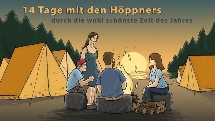 In der zweiten Staffel der Hörspielreihe um die Familie Höppner geht es ins Sommerlager. Foto: Mediendienst der Ev. Jugend Bramsche