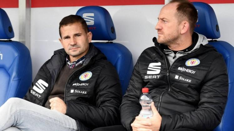 Bildeten in Braunschweig lange ein Erfolgsduo: Manager Marc Arnold (links) und Trainer Torsten Lieberknecht. 